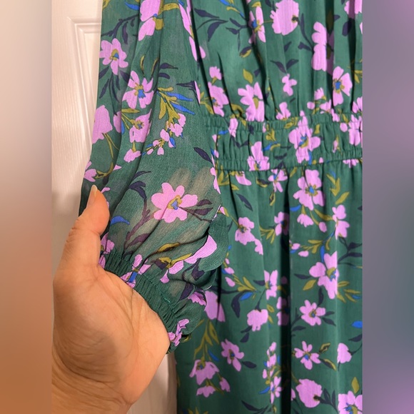 👗NWT! Maggy London Green Floral Dress - Picture 13 of 13